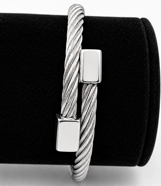 Silver Rope Karra Bracelet