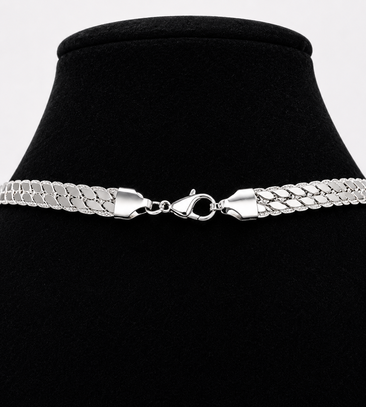 Thick silver chain