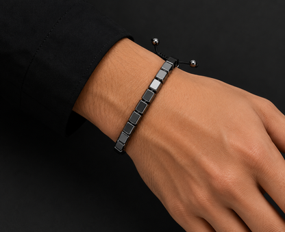 Black brick braclet
