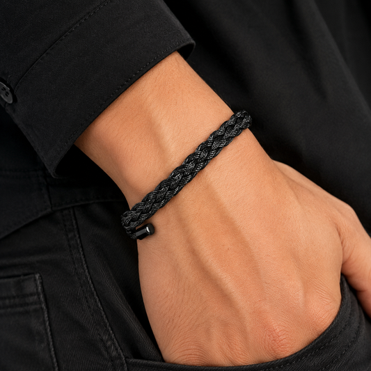 Black Rope Premium Bracelet