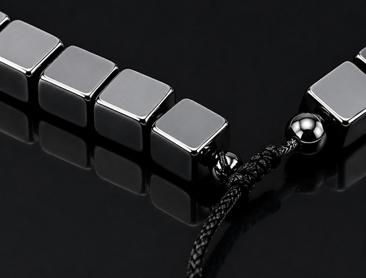 Black brick braclet