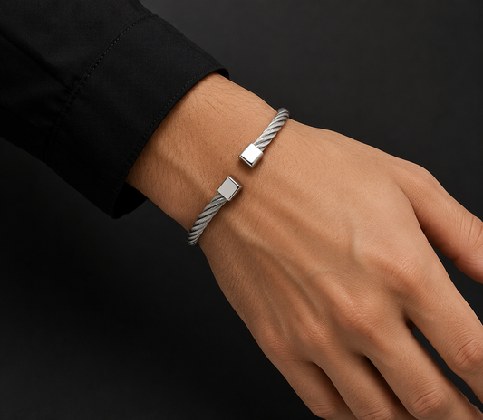 Silver Rope Karra Bracelet