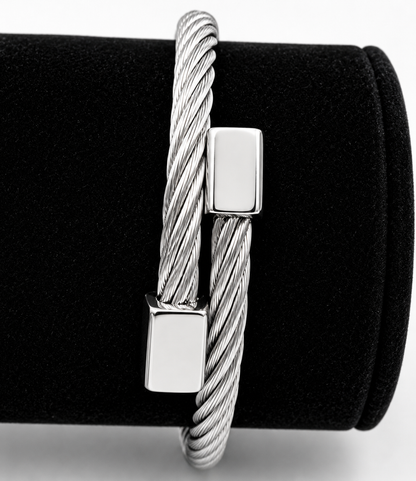 Silver Rope Karra Bracelet